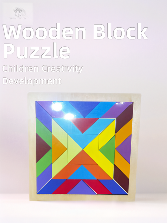 Children Wooden Pattern Puzzle 36PCS